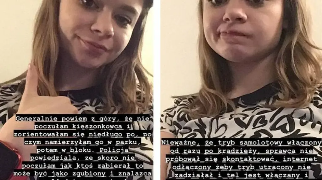 Julia Wróblewska okradziona