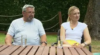 Lekcja tenisa z Basią Kurdej-Szatan i jej tatą
