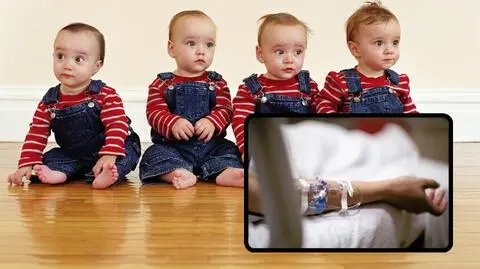 Mężczyzna jednego dnia przeżył narodziny czworga dzieci i śmierć żony