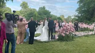 Karolina Pisarek na własnym ślubie