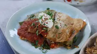 Quesadilla XXL z pieca z Szynką Zawiszy i Boczkiem z beczki JBB Bałdyga