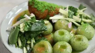 Rolada śląska niczym na łące