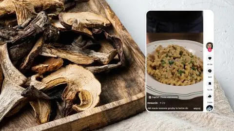 Makaron z suszonymi grzybami. Prosty przepis z TikToka