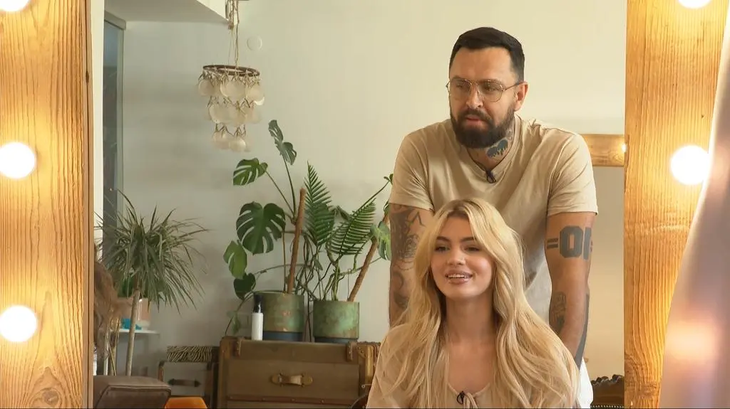 Weronika Zoń, stylista fryzur Łukasz Urbański