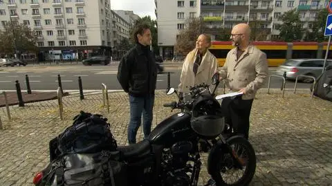 Motocyklowe wyzwanie Macieja Wójcika. 