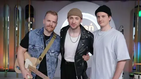 Dominik Dudek z utworem "Wydaje się" na scenie Dzień Dobry TVN