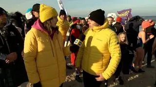 Wyjątkowe spotkanie miłośników morsowania w Mielnie. "Każdy może się sprawdzić"