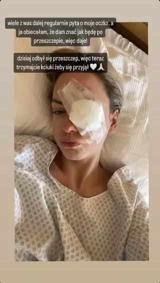 Julia z "True Love" przeszła poważną operację oka