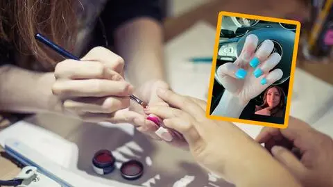 TikTokerka próbowała samodzielnie wykonać manicure hybrydowy