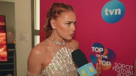 Natasza Urbańska na Top Sopot Festival