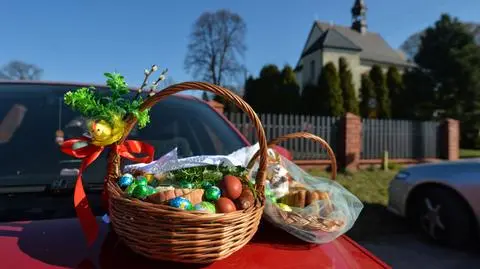 Koszyczek ze święconką