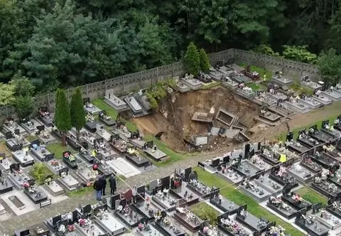 W Trzebini wciąż zapada się ziemia