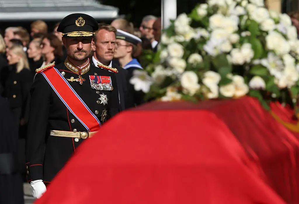 Norwegia. Pogrzeb króla Haralda v