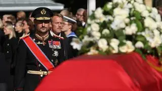Norwegia. Pogrzeb króla Haralda v