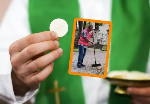 Biskup z Krakowa zatrudnił się do sprzątania. "Wie, którym końcem miotły się zamiata"
