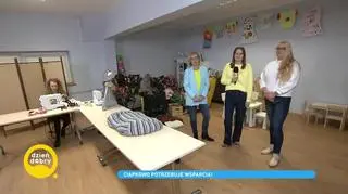 Akcja szycia legowisk dla psów w schronisku
