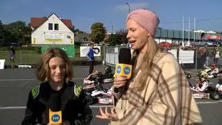 Agnieszka Cegielska z synem Frankiem