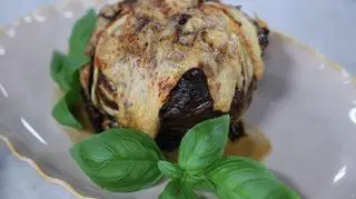 Grillowana kapusta z mięsem