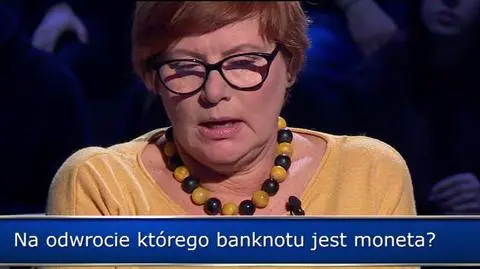 "Milionerzy". Na odwrocie, którego banknotu jest moneta?