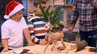 Drewniane ozdoby świąteczne. Jak zrobić renifera?  