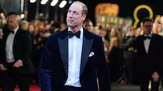 Samotny książę William na BAFTA 2024. W jakim stanie jest księżna Kate?