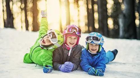 Dzieci na nartach