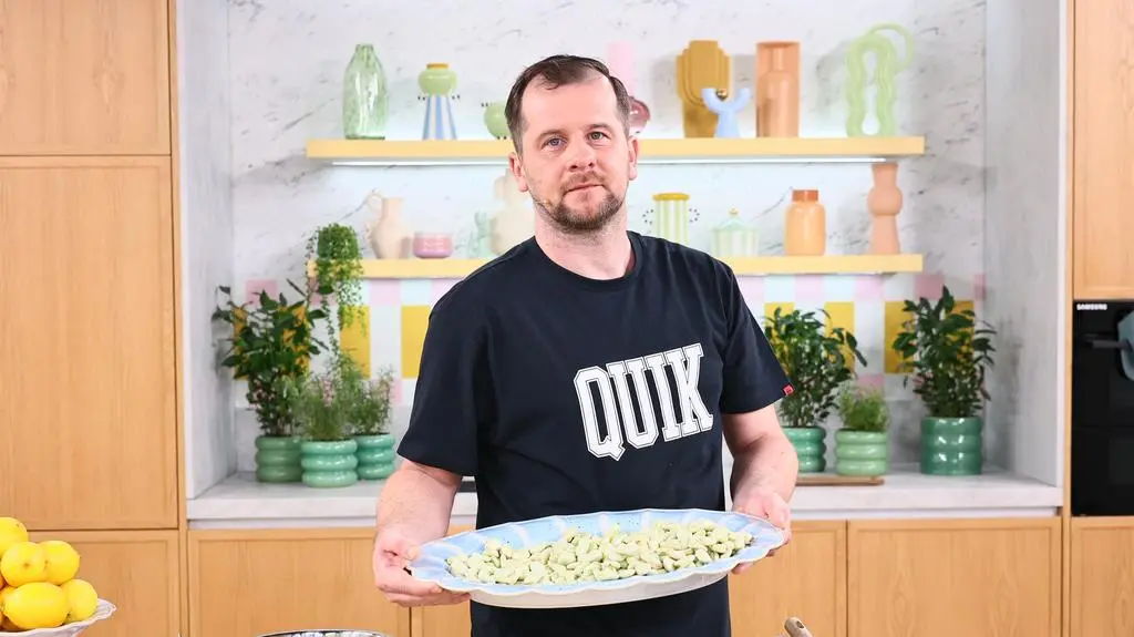 Patryk Kwieciński w kuchni Dzień Dobry TVN