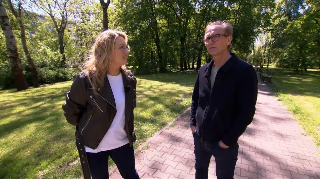 Andrzej Chyra i Kinga Burzyńska