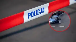 Jechał na drzwiach samochodu, by zatrzymać pijanego kierowcę. "Policja dziękuję temu świadkowi"
