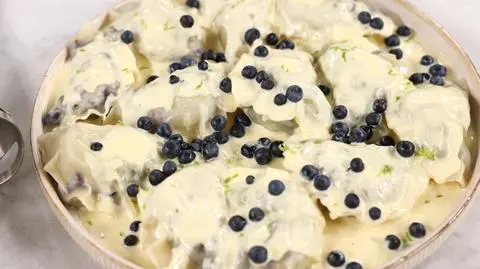 Pierogi z jagodami