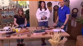 Liście i kwiaty zatopione w żywicy