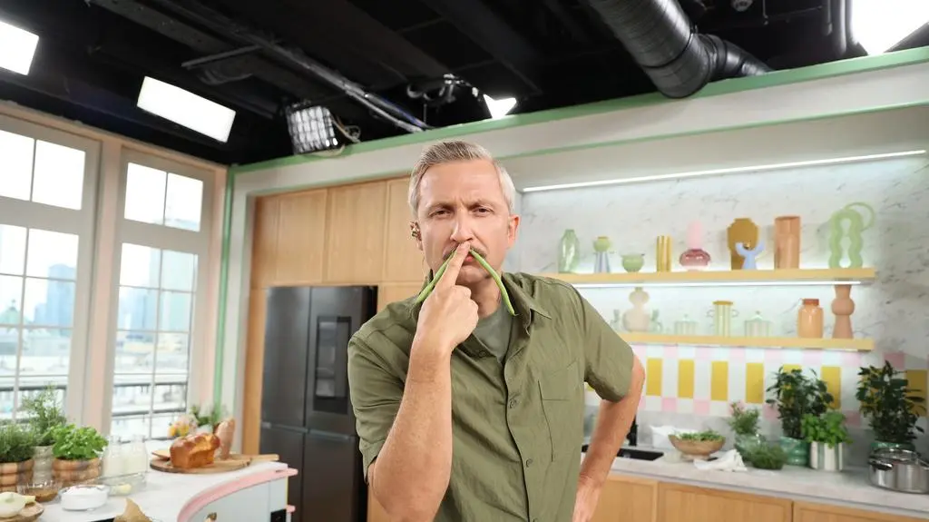 Piotr Kucharski w kuchni Dzień Dobry TVN