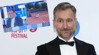 Upadek Piotra Kraśko na korcie Rolanda Garrosa. "Nie ma to jak wypuścić reportera ze studia w teren!"