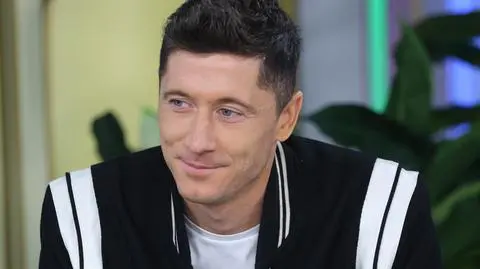 Robert Lewandowski na zdjęciu z rodziną