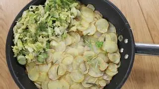 Smażone ziemniaczki z patelni 