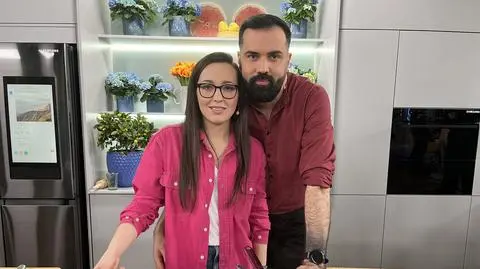 Laura Wielich i Karol Macierz w kuchni Dzień Dobry TVN