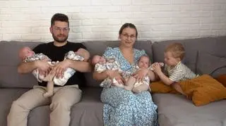 Jak zmienia się życie, gdy na świecie pojawiają się czworaczki? "To była walka o każdą godzinę"