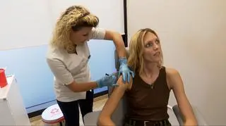 Anja Rubik szczepi się przeciw HPV