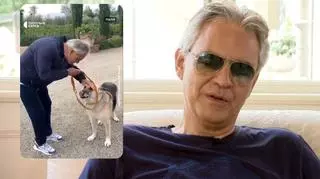 Andrea Bocelli adoptował psa z Ukrainy