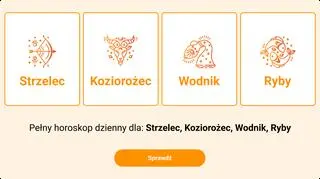 Horoskop dzienny: Strzelec, Koziorożec, Wodnik, Ryby