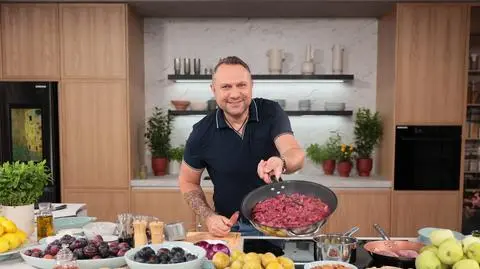 Tomasz Strzelczyk w kuchni Dzień Dobry TVN