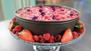 Tiramisu z budyniem czekoladowym i malinami - przepis Damiana Kordasa