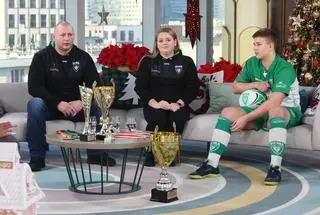 Młody rugbista