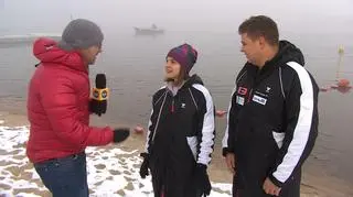 Bicie rekordu w pływaniu bez przerwy 