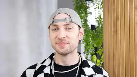 Dominik Dudek na scenie Dzień Dobry TVN