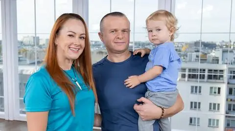 Aleksander, Kasia i Michał Kuduk