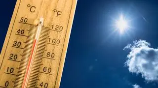Termometr wskazujący 40 stopni Celsjusza