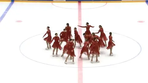 Łyżwiarki synchroniczne. Ice Fire