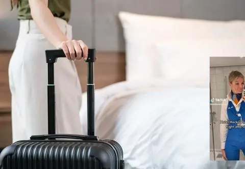 Ten podróżniczy trik polecają stewardessy. Sprawdzi się podczas pobytu w hotelu. "Nie weszłabym bez tego do pokoju"