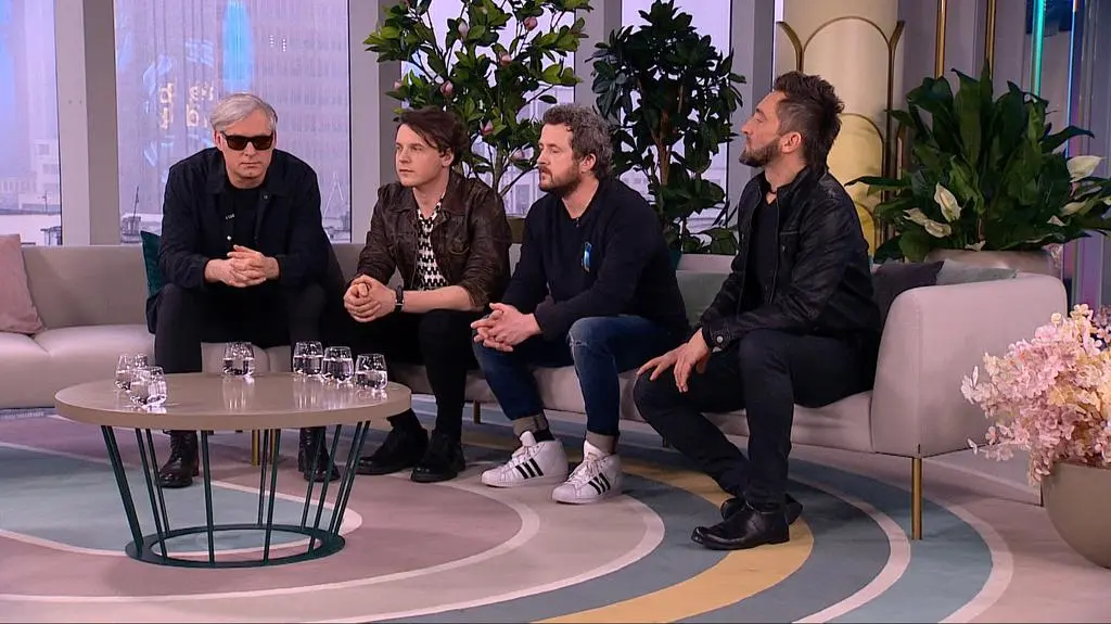 Zespół Myslovitz w studio Dzień Dobry TVN